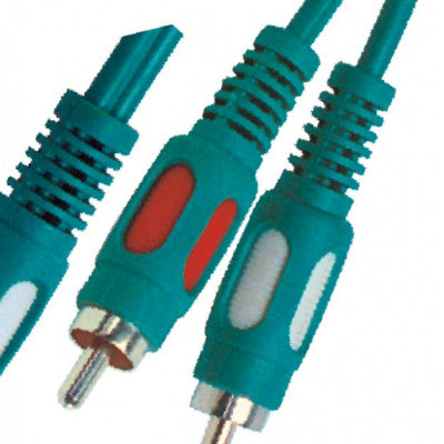 An MX EP Stereo Male Plug 3.5mm To MX 2 RCA Male Plug Cord Dual Link 1.5 Meter (MX-1203)