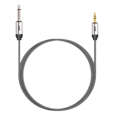 An MX EP Stereo Male Plug 3.5mm To P-38 Mono Male Plug Cord 1.5 Meter (MX-3995)