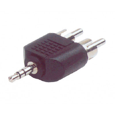 An MX EP Stereo Male Plug To MX 2 RCA Male Plug Connector (MX-1287)