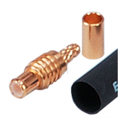 An MX MCX Male Plug Connector Crimp Type For RG-174U Gold Plated (MX-2312)