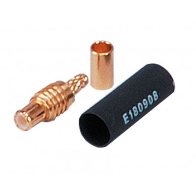 An MX MCX Male Plug Connector Crimp Type For RG-174U Gold Plated (MX-2312)