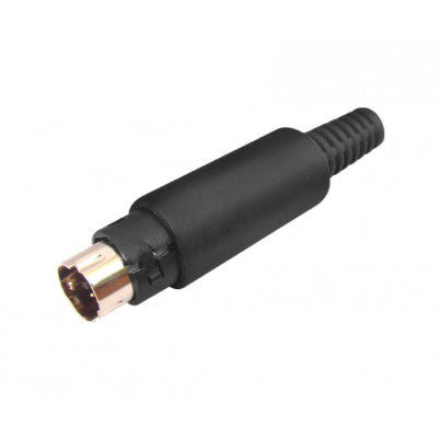 An MX Mini DIN Male Connector Gold Plated 7 Pin Plug (MX-886)
