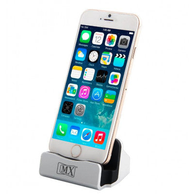An MX Mobile Charger and Sync Data Desktop Charger Dock Station For iPhone (MX-3758)