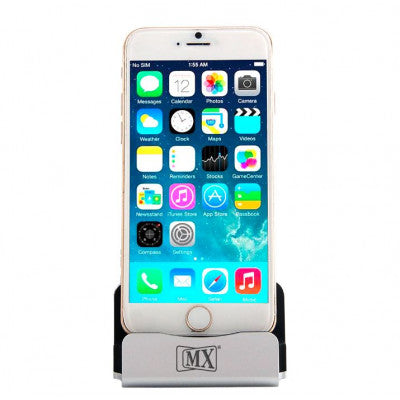 An MX Mobile Charger and Sync Data Desktop Charger Dock Station For iPhone (MX-3758)