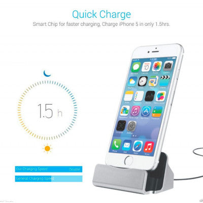 An MX Mobile Charger and Sync Data Desktop Charger Dock Station For iPhone (MX-3758)