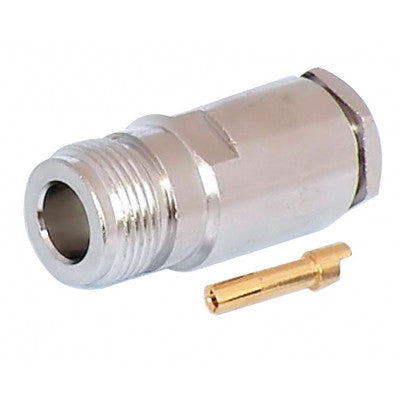 An MX N Female Connector For RG-8 and RG-58/U Cable Pin Gold Plated (MX-422)