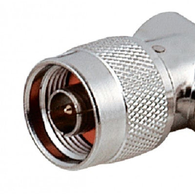 An MX N Male Plug To MX N Female Socket Connector Right Angle (MX-2376)