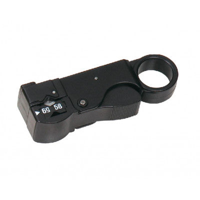 An MX New Rotary Co-Axial Cable Stripper 3 Blades For RG-58 (3C2V) RG-59/62 (4C2V) RG-6 (5C2V) Model HT-312B (MX-2368)