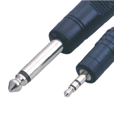 An MX P-38 Mono Male Plug To MX EP Stereo Male Plug 3.5mm Cord 5 Meter (MX-2570B)