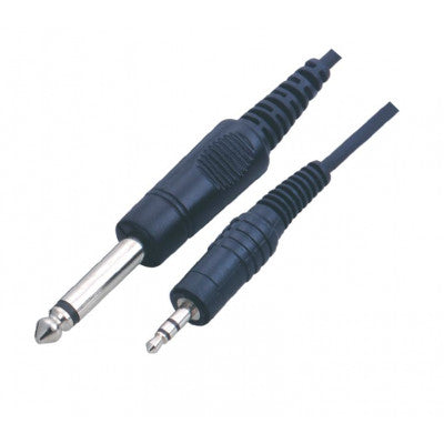 An MX P-38 Mono Male Plug To MX EP Stereo Male Plug 3.5mm Cord 5 Meter (MX-2570B)