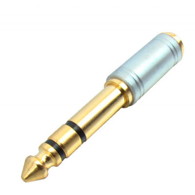 An MX P-38 Stereo Male Plug To MX EP Stereo Female Socket Connector 3.5mm Gold Plated Pearl Chrome Plated (MX-2893)