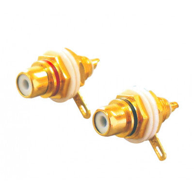 An MX RCA Connector Gold Plated With Teflon Heavy Duty Pair (MX-990)