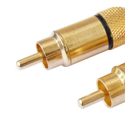 An MX RCA Male Connector Gold Plated Pair (MX-871)