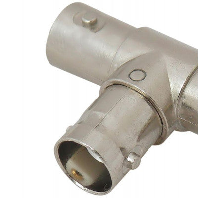 An MX T Connector 3 BNC Female Socket with Teflon Pin Gold Plated (MX-288)