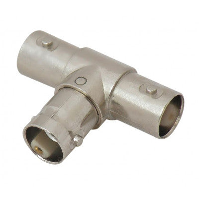 An MX T Connector 3 BNC Female Socket with Teflon Pin Gold Plated (MX-288)