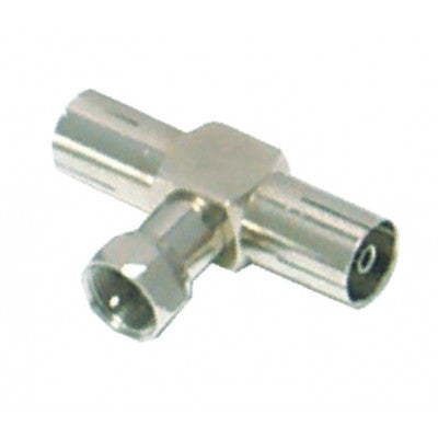 An MX T Type Connector F Male Plug To MX 2 RF Female Socket Connector (MX-1591)