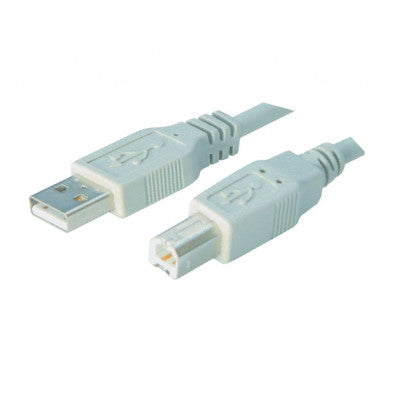 An MX USB A Male To MX USB B Male Cord Shielded 1.5 Meter (MX-2101)