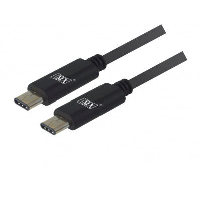 An MX USB Type C Male Plug To Male Plug Cord Support Data Transfer Upto 10GPBS 3 Meter (MX-3595A)