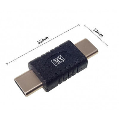 An MX USB Type C Male To USB Type C Male Adapter (MX-4079)