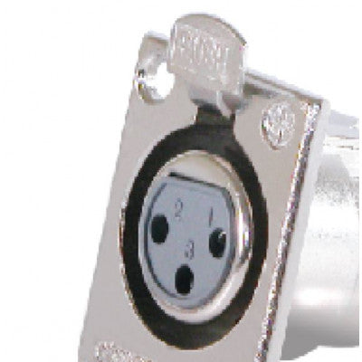 An MX XLR 3 Pin MIC Connector Female Panel Mounting (MX-1890)