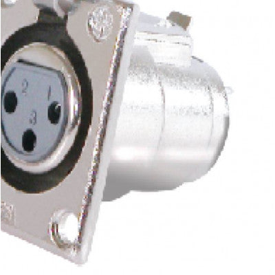 An MX XLR 3 Pin MIC Connector Female Panel Mounting (MX-1890)