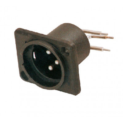 An MX XLR 3 Pin MIC Connector Panel Mounting PCB Type (MX-992)