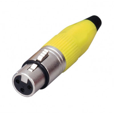 An MX XLR 3 Pin MIC Extension Female Connector Heavy Duty Super Deluxe (MX-2553)