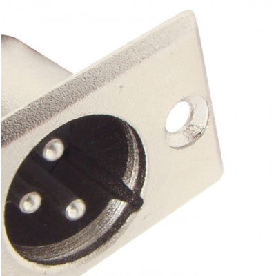 An MX XLR 3 Pin MIC Male Connector Panel Mounting (MX-387)