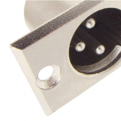 An MX XLR 3 Pin MIC Male Connector Panel Mounting (MX-387)