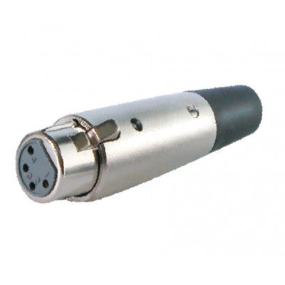 An MX XLR 4 Pin Micro Phone Extension Female Socket Cannon Type Connector (MX-1878)