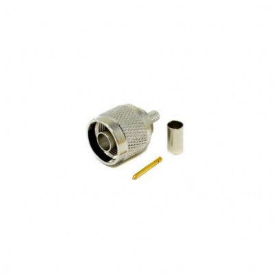 An N Type Coaxial Male Connector 180 Degree Solder Type for Cable