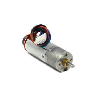 An N20 24V 55RPM Metal Gear Motor With Encoder D Type Shaft