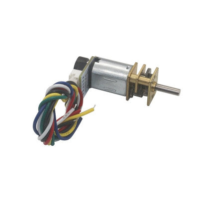 An N20 3V 150 RPM Micro Metal Gear DC Motor With Encoder