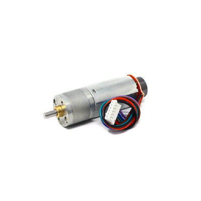 An N20 6V 125RPM Metal Gear Motor With Encoder D Type Shaft