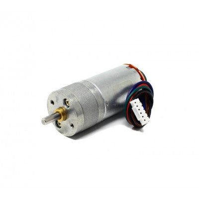 An N25 6V 1330RPM Metal Gear Motor With Encoder D Type Shaft