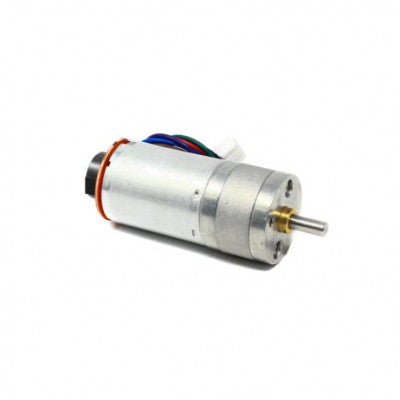 An N25 6V 1330RPM Metal Gear Motor With Encoder D Type Shaft