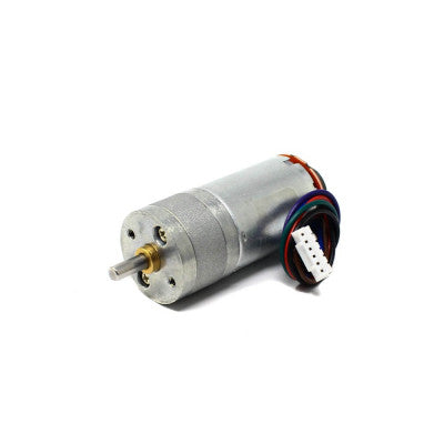 An N25 6V 550RPM Metal Gear Motor With Encoder D Type Shaft
