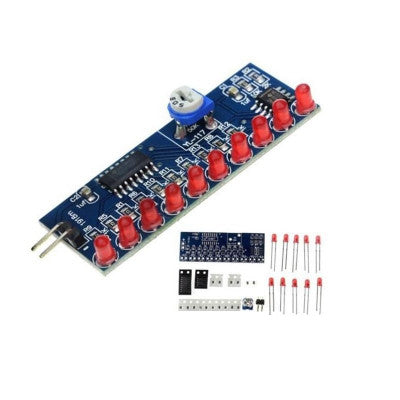 An NE555 + CD4017 Water Flowing Light LED Module DIY Kit