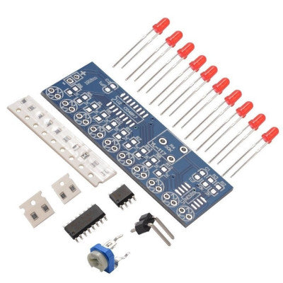 An NE555 + CD4017 Water Flowing Light LED Module DIY Kit