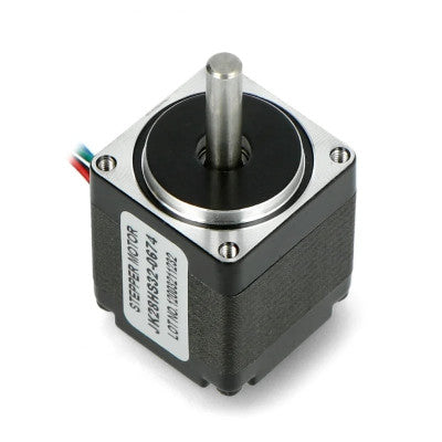 An NEMA 11-28HS32-0674-0.6-Kg-cm Round Type Shaft Stepper Motor
