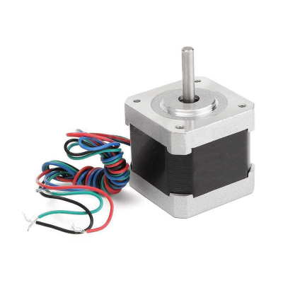 An NEMA 17 42HS40-1704 3.6-Kg-cm Stepper Motor Round Type Shaft