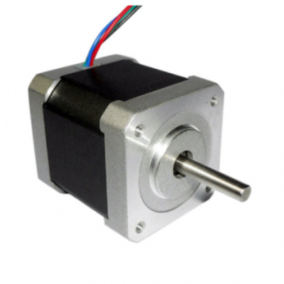 An NEMA 17 42HS40-1704 3.6-Kg-cm Stepper Motor Round Type Shaft