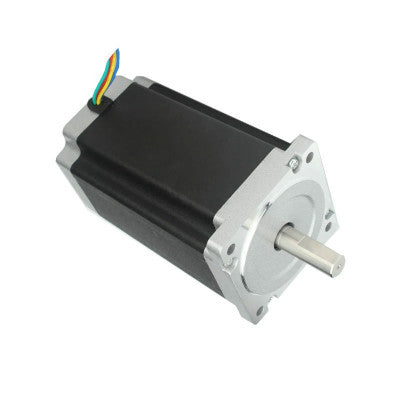An NEMA34 6A 122 kg-cm Single Shaft 1.8 Degree Stepper Motor