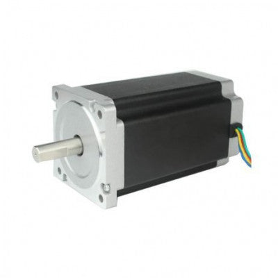 An NEMA34 6A 122 kg-cm Single Shaft 1.8 Degree Stepper Motor