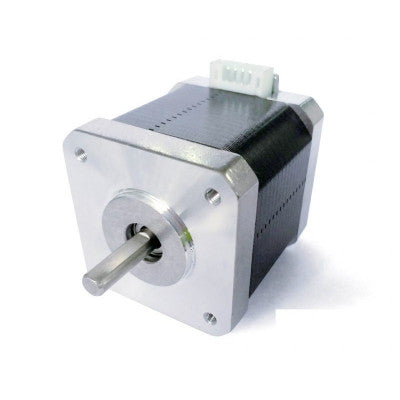 An NEMA17 4.4 kg-cm Single Shaft 0.9 Degree Stepper Motor