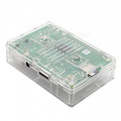 An New High Quality Transparent ABS Case for Raspberry Pi 3B/3B+ with Slot for Cooling Fan and GPIO