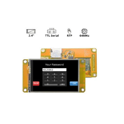 An Nextion 3.5 inch Discovery NX4832F035 Resistive Touch Display