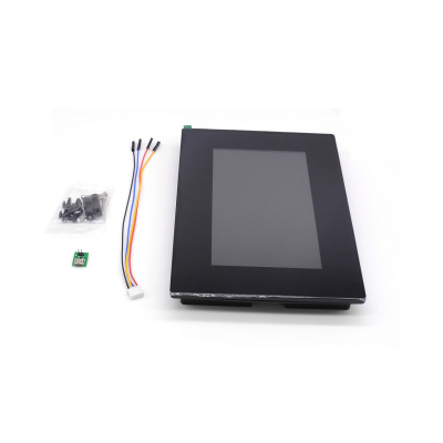An Nextion 18.1 cm (7 inch) Enhanced NX8048K070-011C HMI Capacitive Touch Display with enclosure