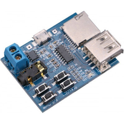 An Non-Destructive MP3 Decoding Board with Self-Powered TF Card U Disk Decoded Player Module