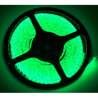 An Non Waterproof 3528 Green SMD LED Strip - 5 Meter